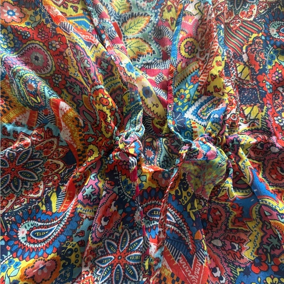 Multicolor Blue Rod Beattie Coverup size M - Picture 7 of 7